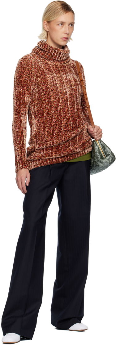 Sveter Dries Van Noten Dries Van Noten Textured Knit Long Viscose Turtleneck Rôznofarebný | 252-011242-2723, 4