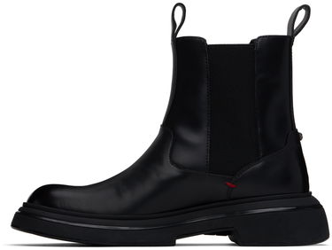 Oblečenie BOSS Hugo Polished Leather Chelsea Boots Čierna | 50522983, 2