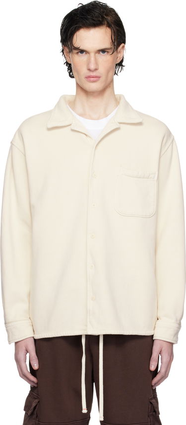 Košeľa LES TIEN Heavyweight Long Sleeve Shirt Béžová | CF-1101, 0