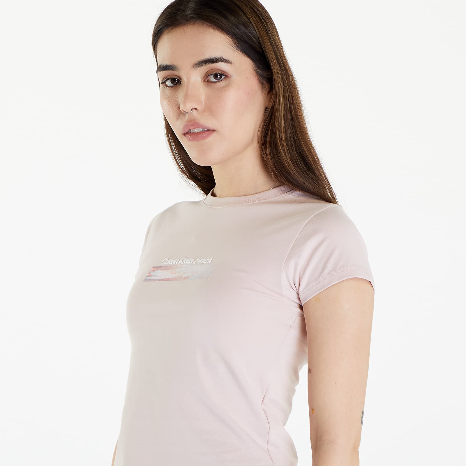 Diffused Box Fitted Short Sleeve Tee