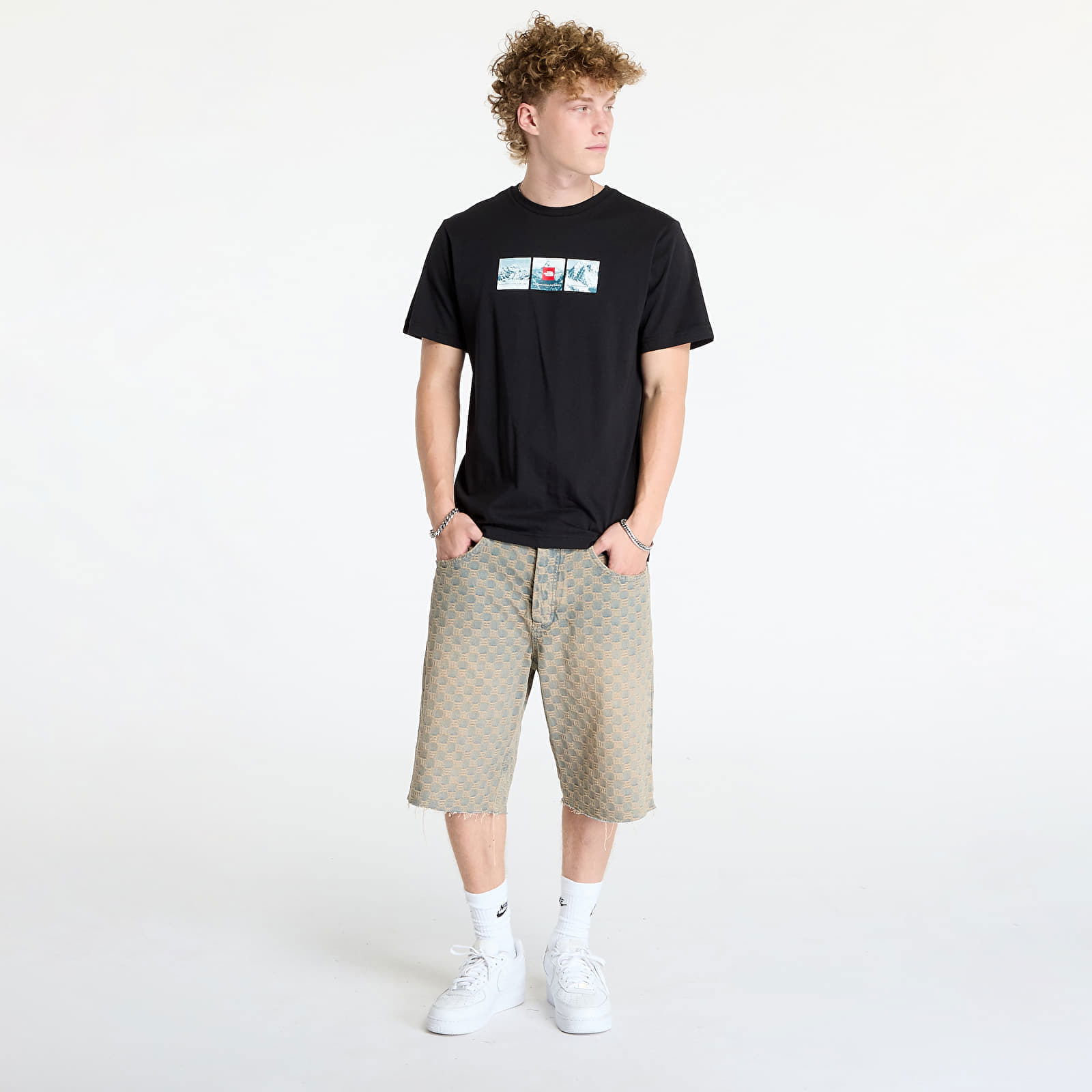 S/S Tee Expedition System Graphic Tnf Black