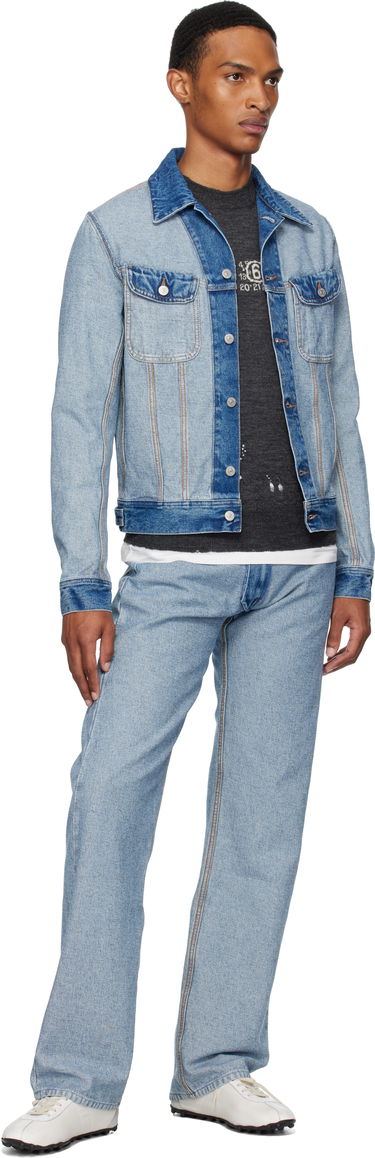 Džínsy Maison Margiela MM6 Maison Margiela Straight-Leg Jeans Modrá | SH0LA0026 M30018, 3