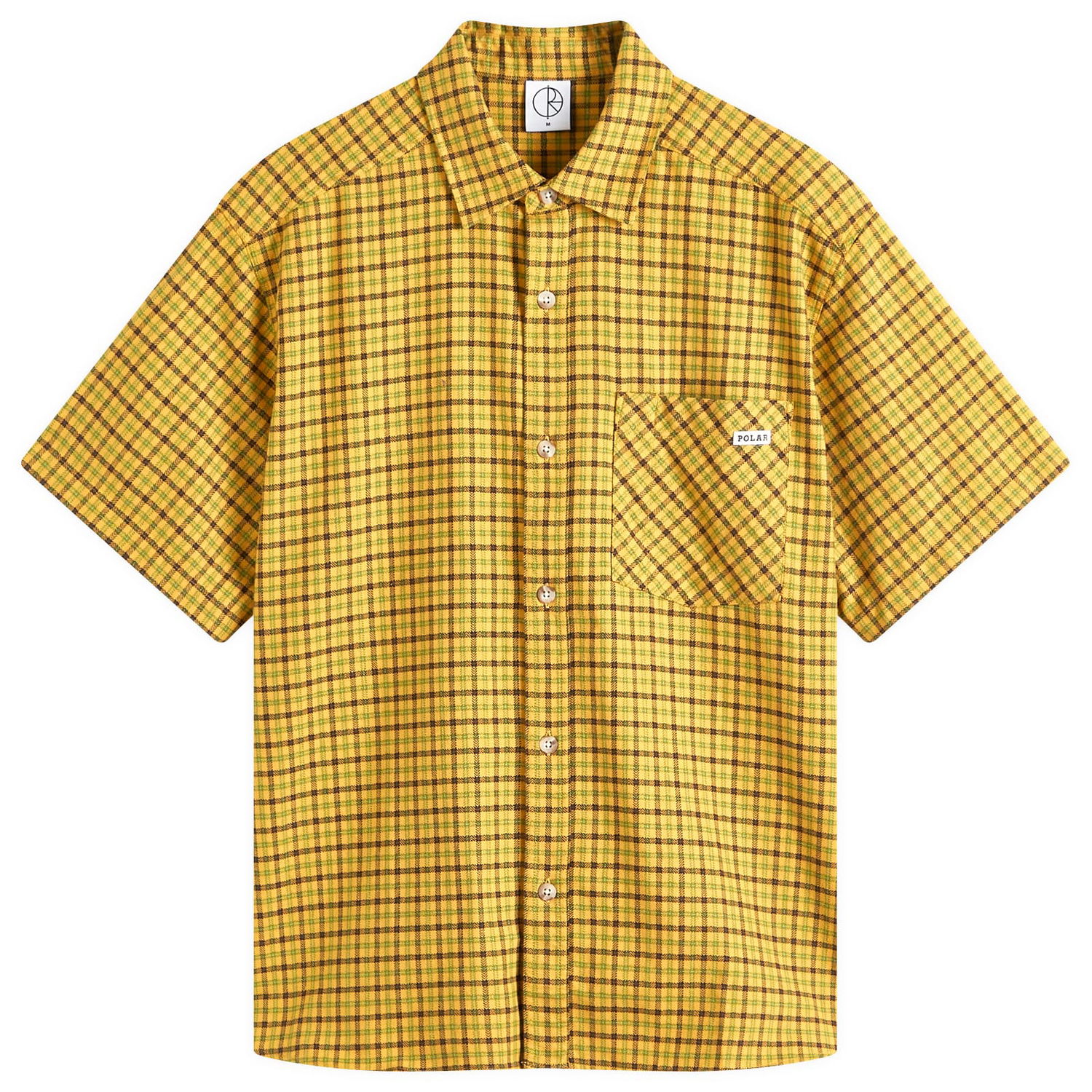 Košeľa Polar Skate Co. Polar Skate Co. Mitchell Short Sleeve Shirt, Large Žltá | PSC-CO-66, 1