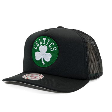 Šiltovka Mitchell & Ness Mitchell & Ness Hidden Trucker Hat Boston Celtics Čierna | HT11408-BCEBLCK, 0
