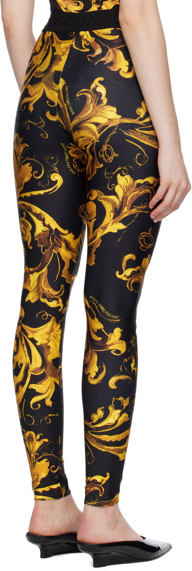 Legíny Versace Versace Jeans Couture Barocco Lycra Leggings Čierna | E79HAC101_EJS501, 2