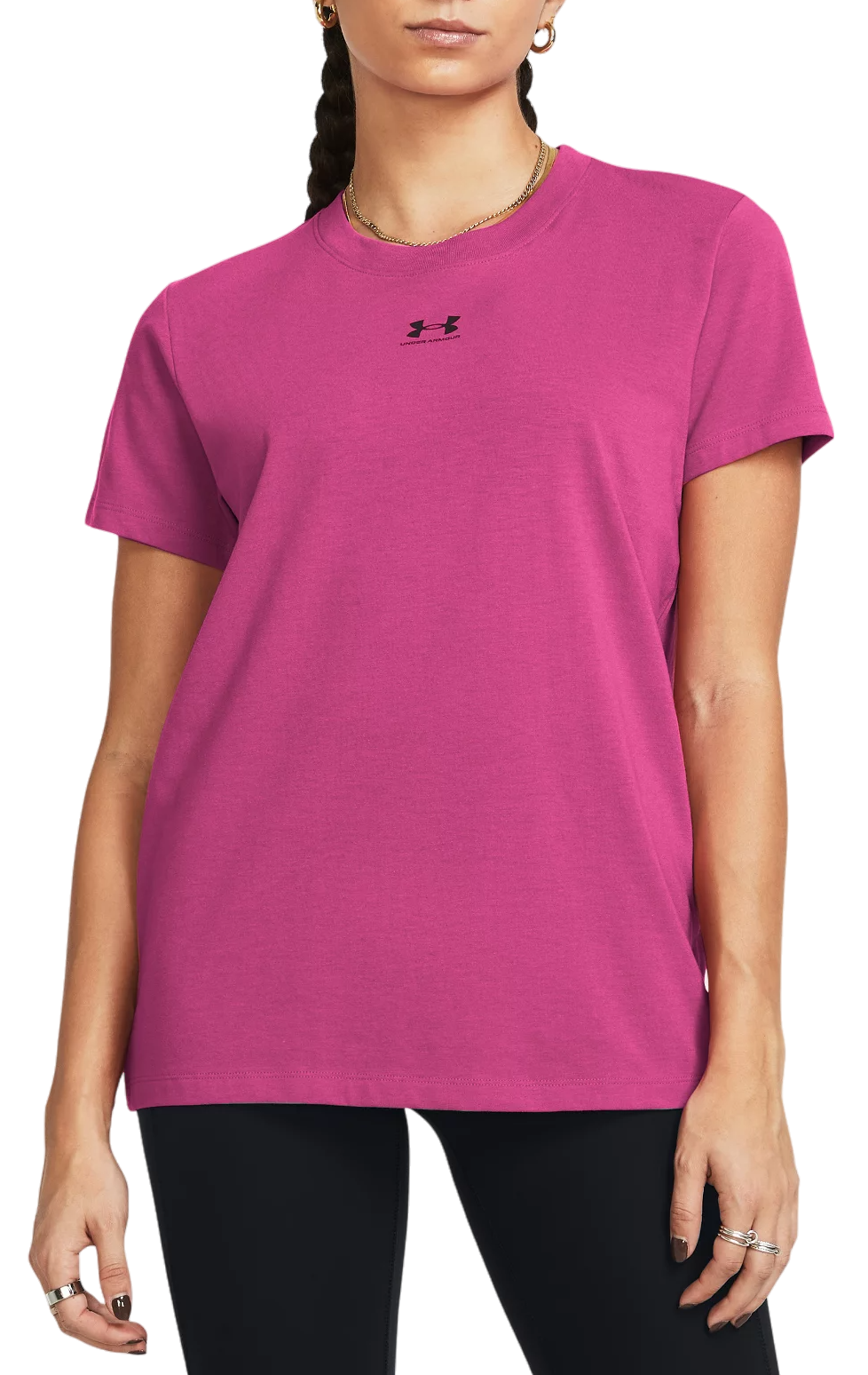 Tričko Under Armour T-Shirt Campus Core Ružová | 1383648-686, 0