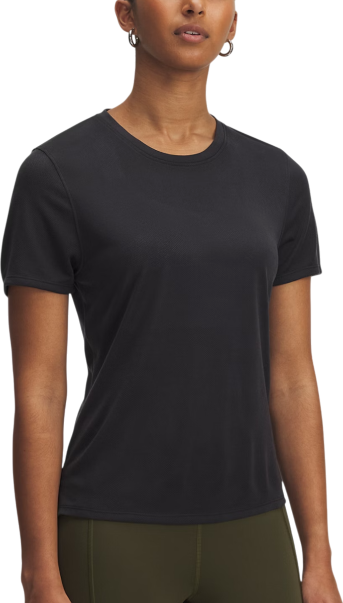 Tričko Under Armour Under Armour Launch Jacquard Short Sleeve T-Shirt Čierna | 6005096-004