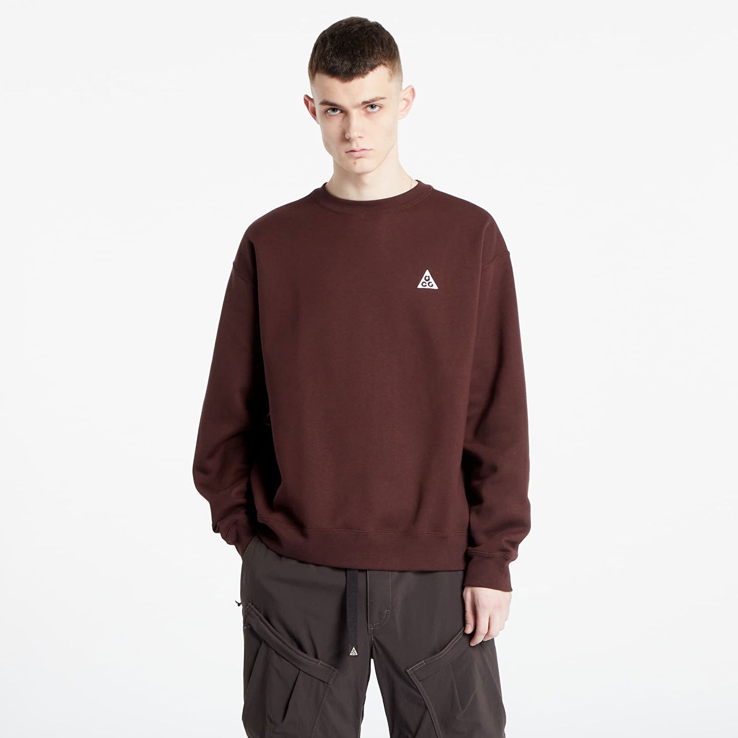 Mikina Nike ACG Therma-FIT Fleece Crew Sweatshirt Vínová | DX9611-227, 0