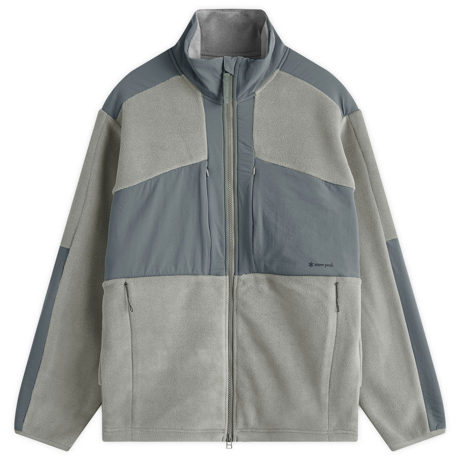 Mikina Snow Peak Double Face Fleece Jacket Šedá | SW-24AU007-GRY, 0