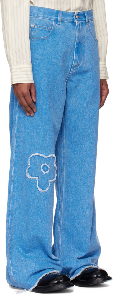 Džínsy Marni Marni Patch Mid Rise Jeans Modrá | PUJU0019Q2 USCX34, 1