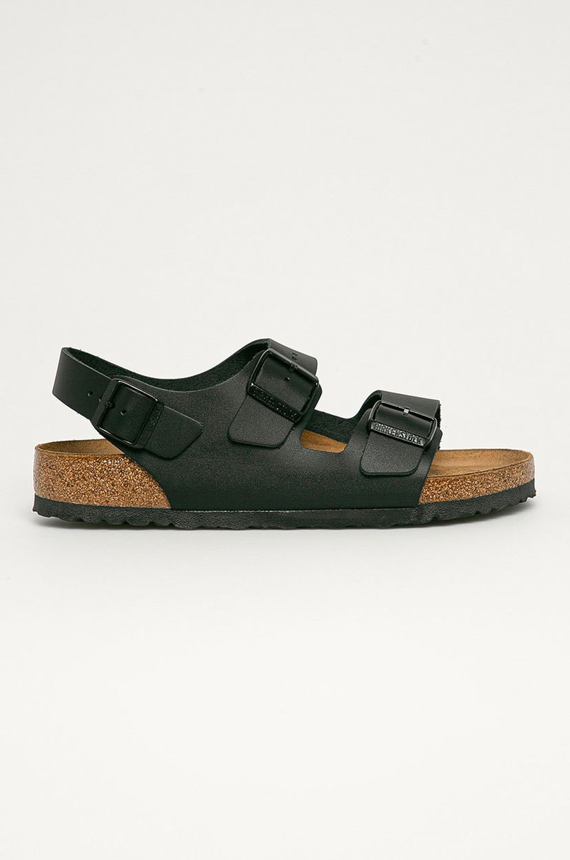 Tenisky a topánky Birkenstock Milano Nubuck Sandal Čierna | 34191.Milano
