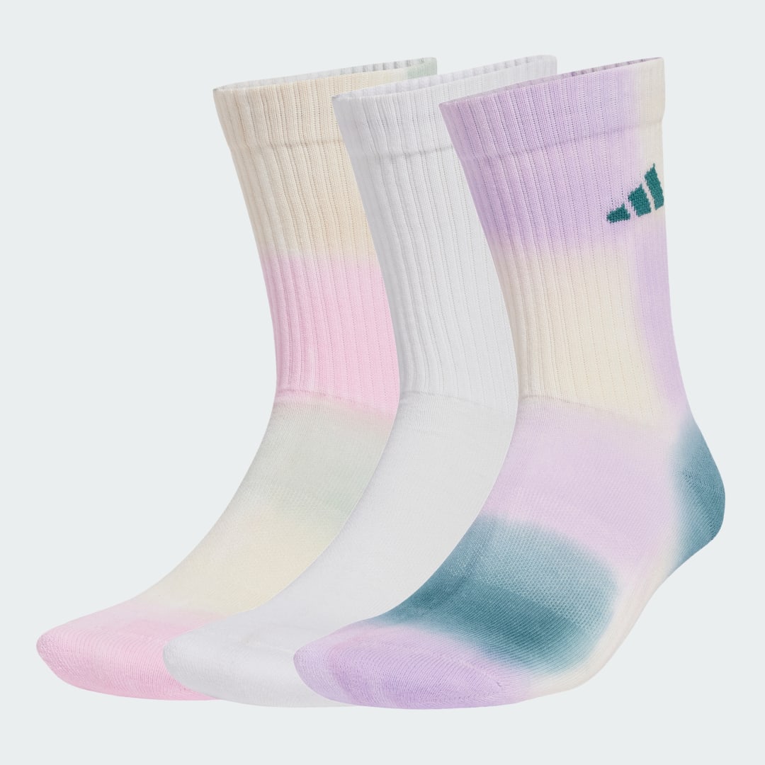 Ponožky adidas Performance Tie-Dye Crew Socks - 3 Pairs Rôznofarebný | JV8487, 0
