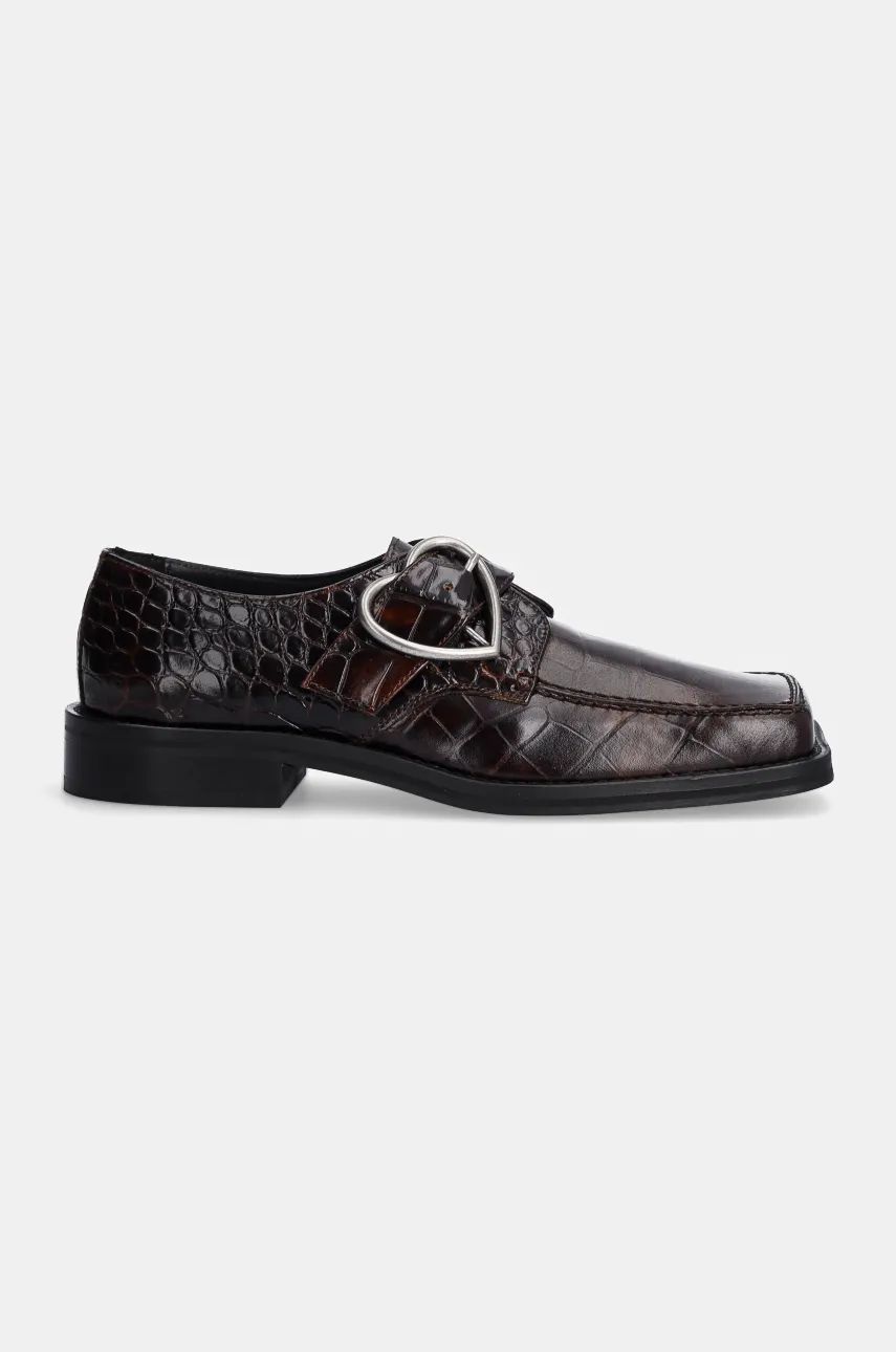 Square Toe Buckle Loafer