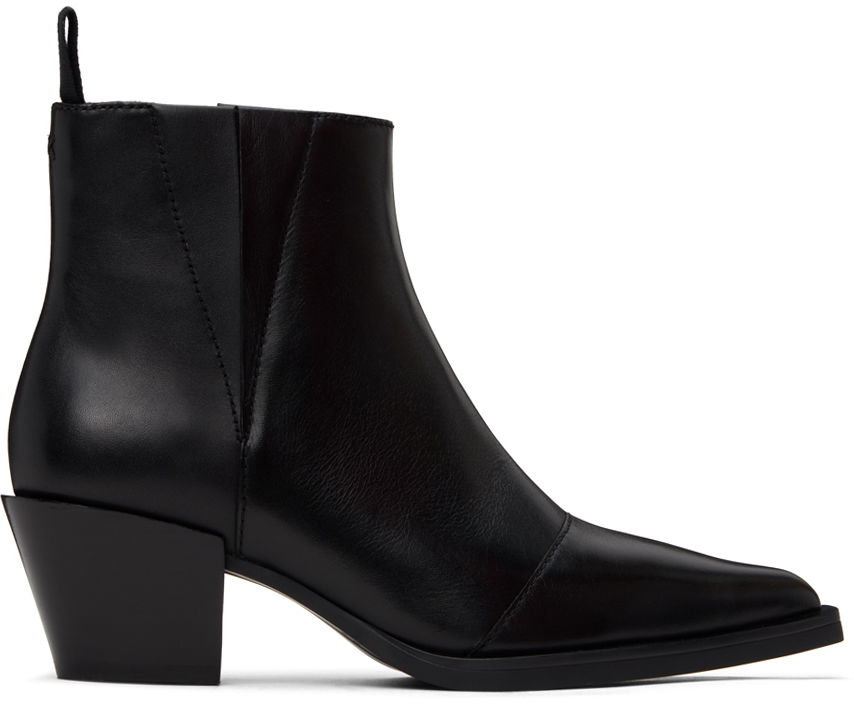 Oblečenie rag & bone rag & bone Dart Leather Ankle Boots Čierna | WFF24FF024LE24, 0
