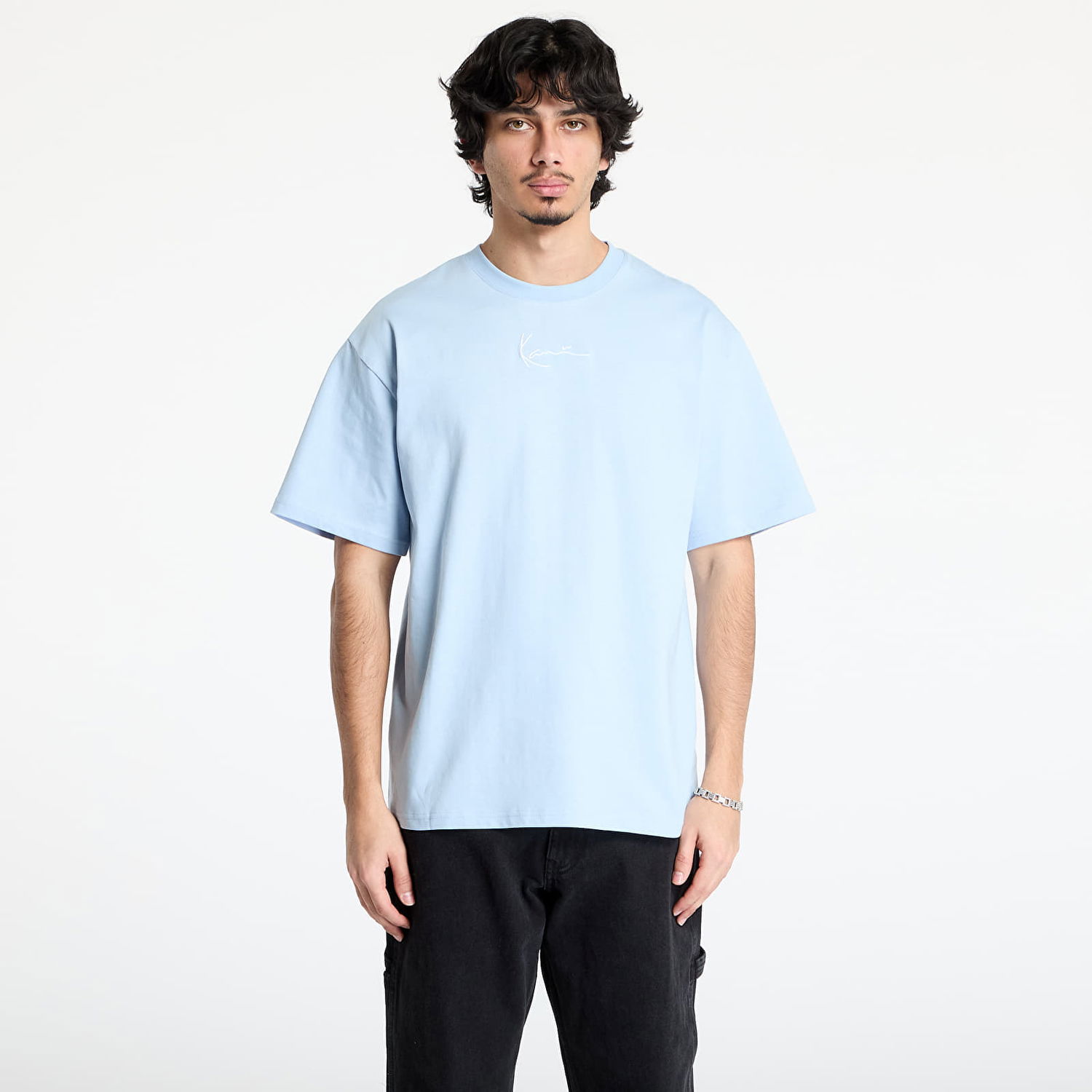 Tričko Karl Kani Karl Kani Small Signature Essential Tee Modrá | 60300338, 0