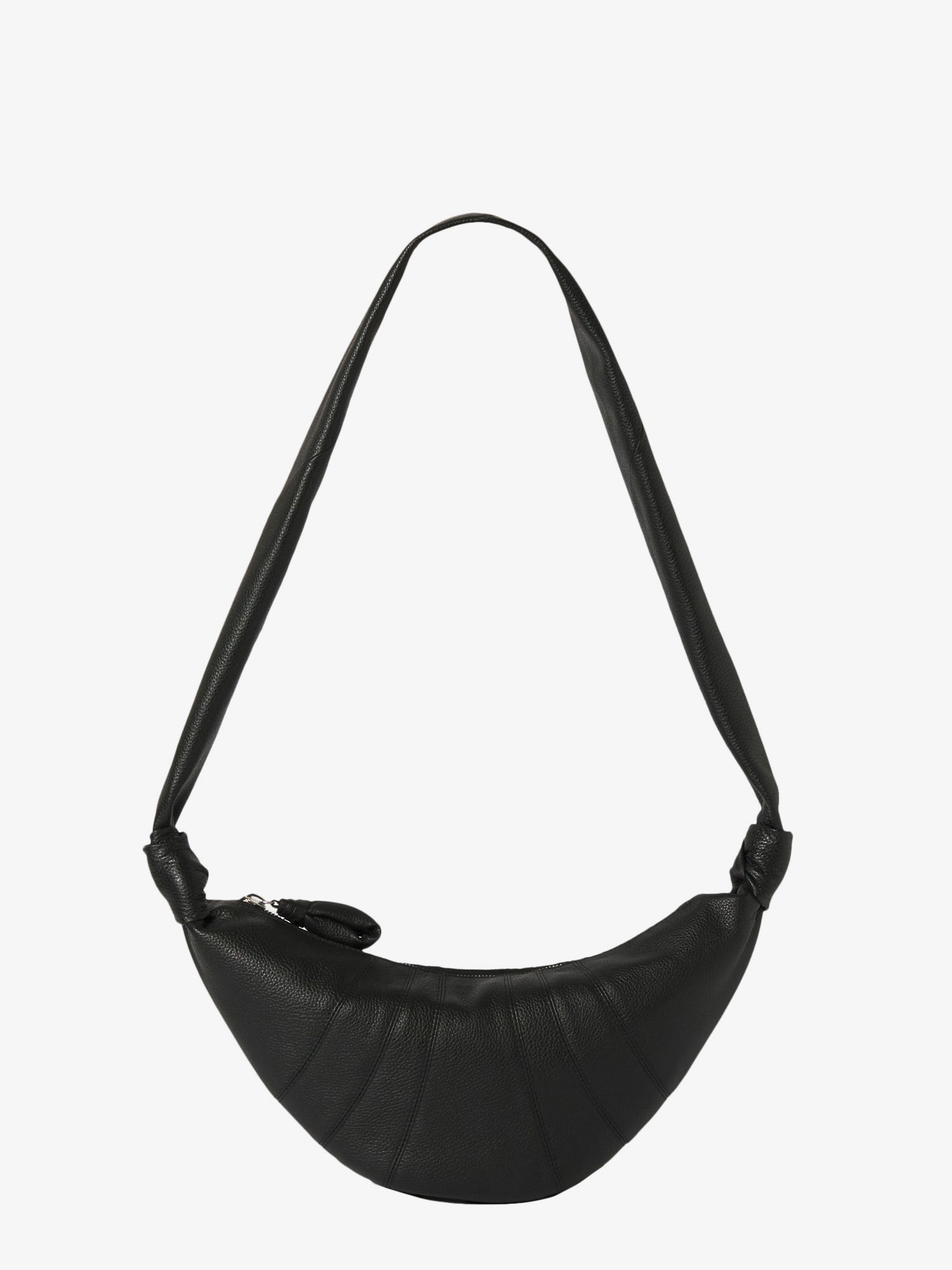 Taška cez rameno LEMAIRE Lemaire Small Croissant Knotted Shoulder Bag Čierna | BG0003LL0018BK999, 0