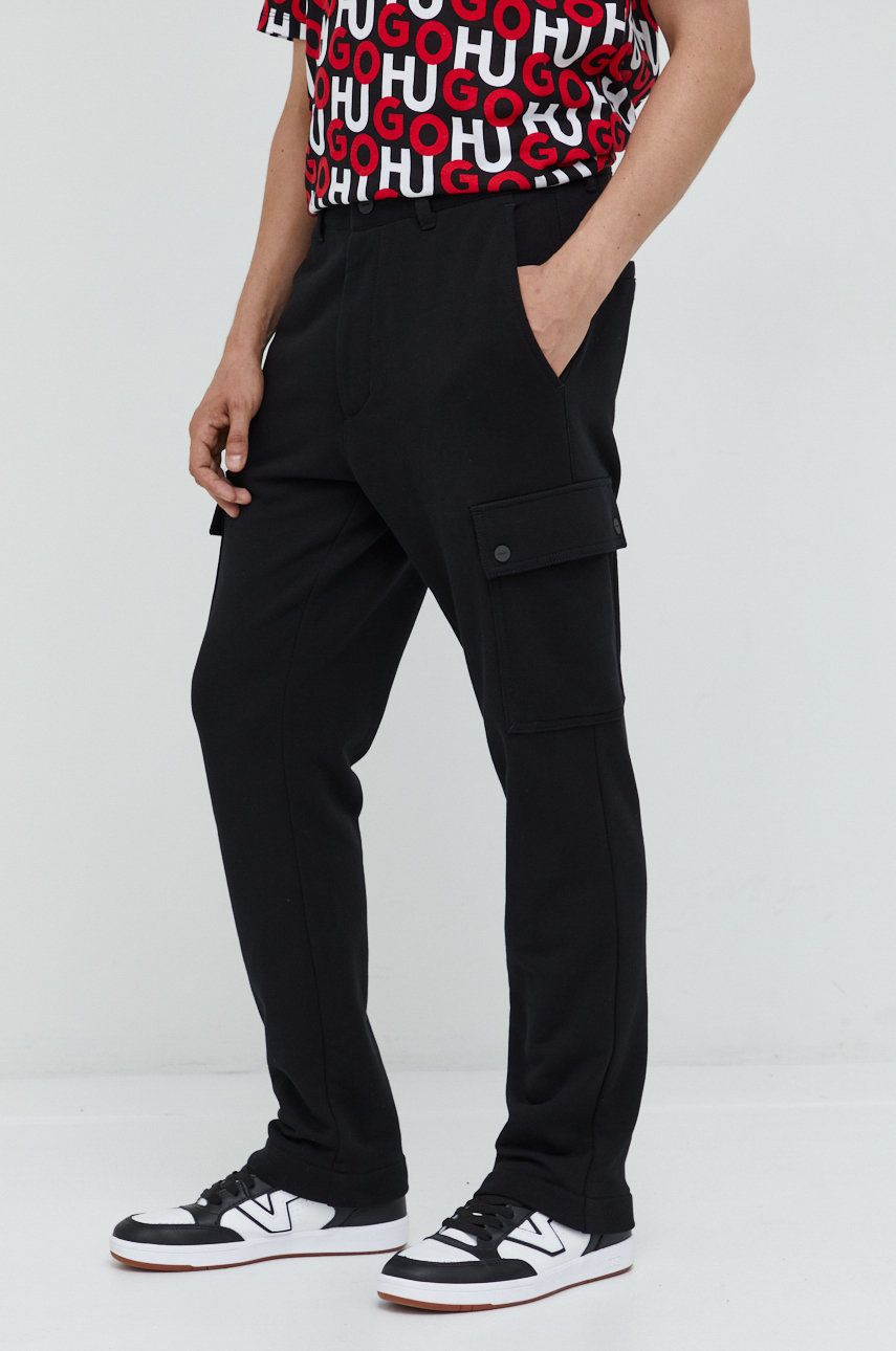 Nohavice BOSS Trousers Čierna | 50474326, 0
