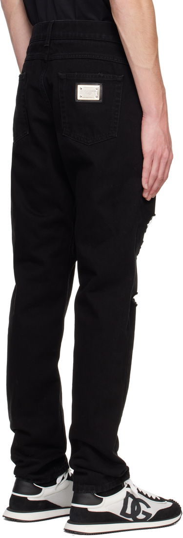 Džínsy Dolce & Gabbana Regular Fit Jeans Čierna | GYJCCDG8LL3, 2
