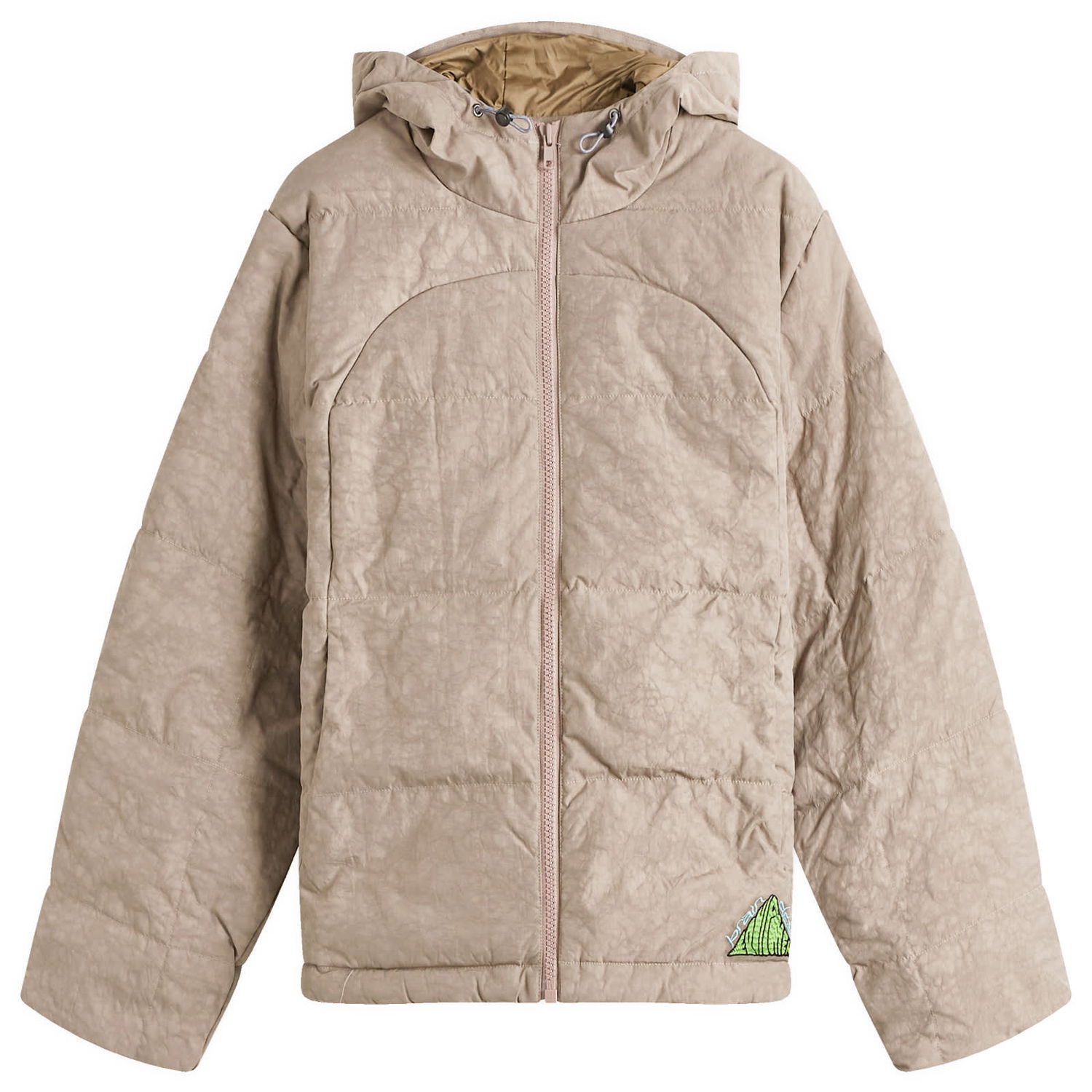 Prešívaná bunda Brain Dead Dimension Puffer Jacket Béžová | W24O08003978-T, 0