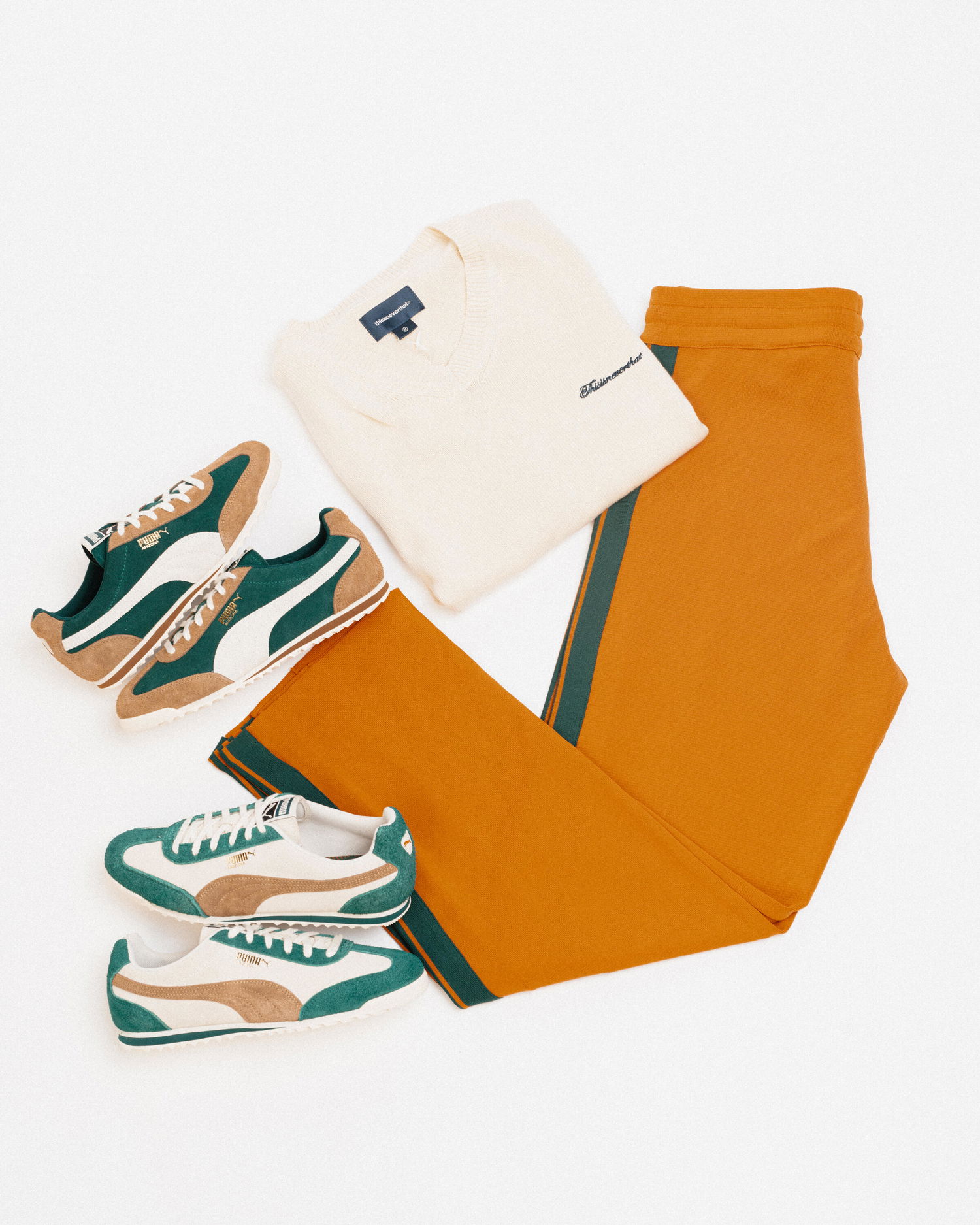 Tepláky Autry Autry Action Knit Pants Oranžová | PAPM25KO, 1