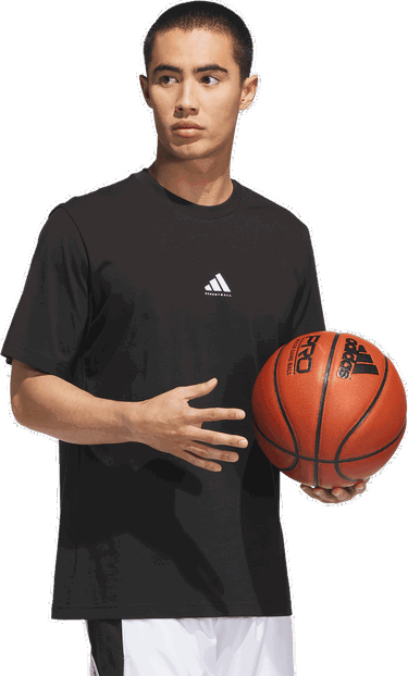 Tričko adidas Performance Basketball Graphic Tee Čierna | JX0083, 3