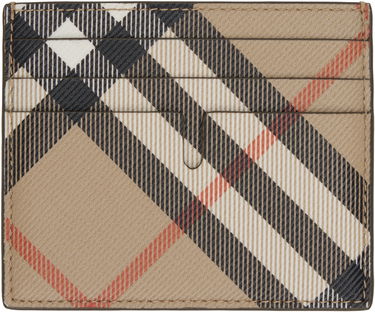 Peňaženka Burberry Burberry Sandon Card Holder Béžová | 8112305, 1