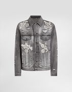 Dolce & Gabbana Embellished Distressed Denim Jacket