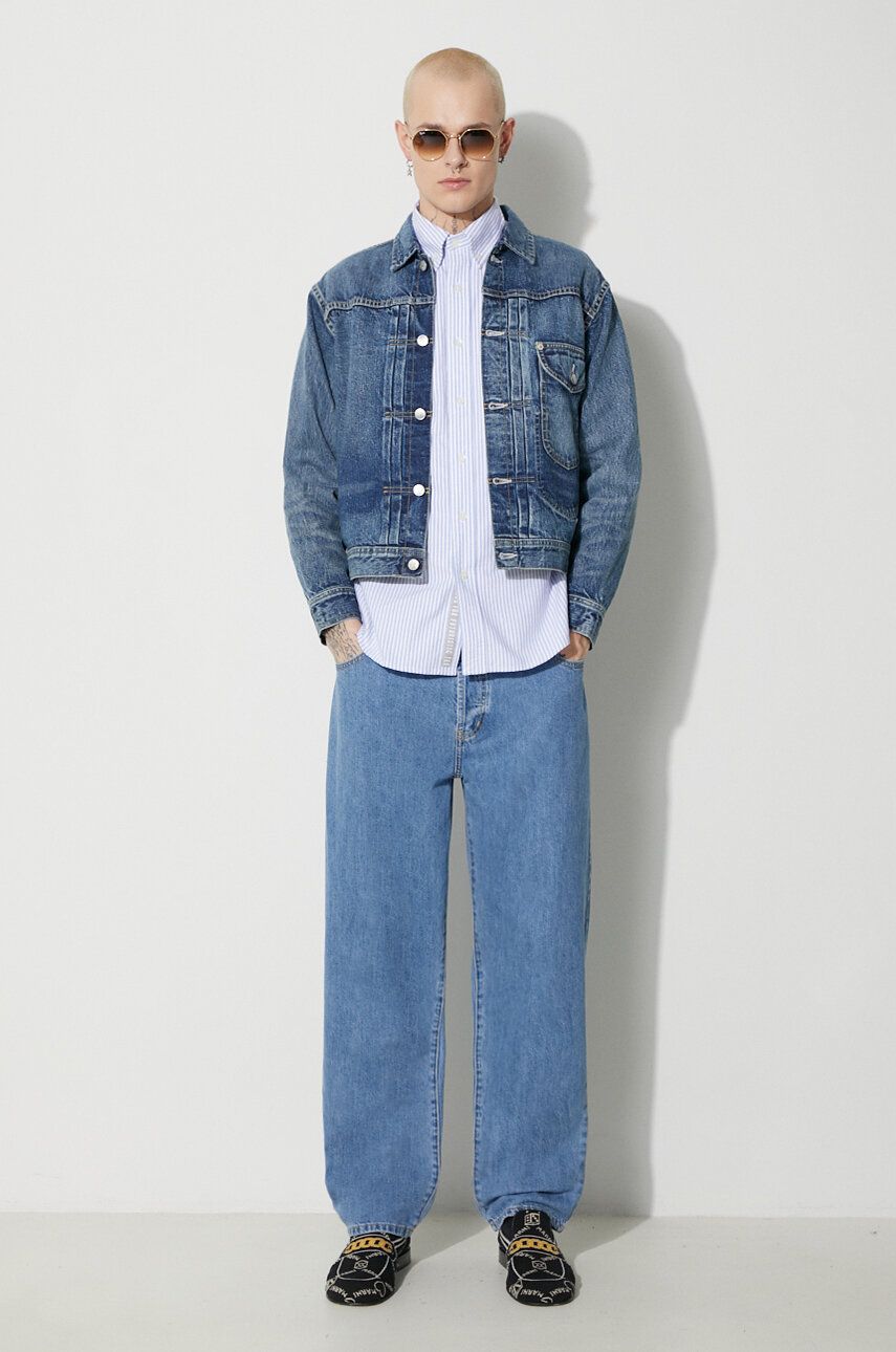 Bunda Human Made Denim Work Jacket Modrá | HM26JK008, 1