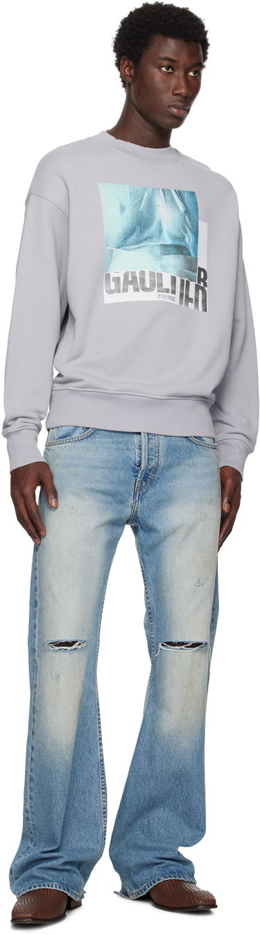 Mikina Jean Paul Gaultier Jean Paul Gaultier Printed Sweatshirt Šedá | 25/03-W-TO295-J003-135557, 3