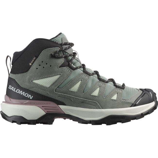 Tenisky a topánky Salomon X Ultra 360 Leather Mid Gore-Tex Hiking Boots Zelené | L47864700