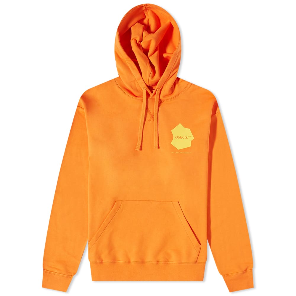 Mikina Objects IV Life Continuity Print Hoodie Oranžová | OBJ-001-110-21, 0