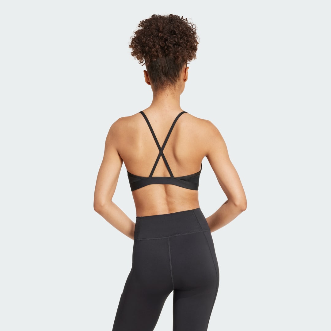 Podprsenka adidas Performance Aeroreact Big Logo Graphic Čierna | JG1413, 1