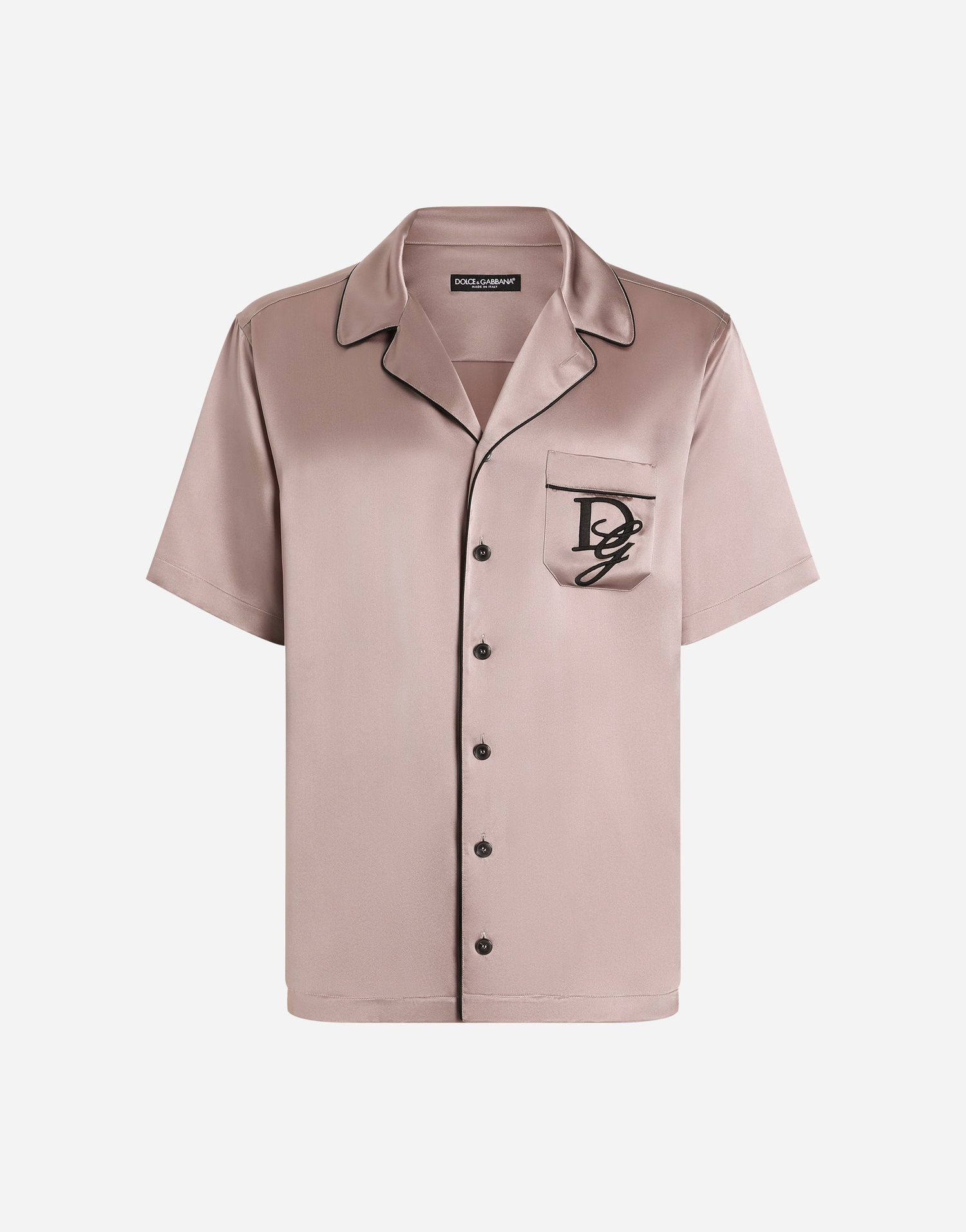 Košeľa Dolce & Gabbana Silk Satin Shirt Ružová | G5LH3ZFU1AUF2815, 0