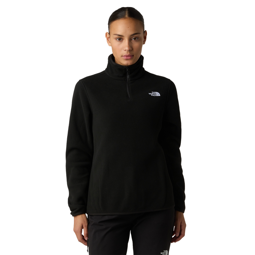 Bunda The North Face Glacier 1/4 Zip Fleece Jacket Čierna | NF0A8D2JJK31
