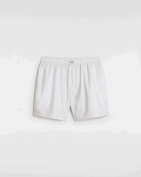 Boxerky Vans Alicia Checkerboard Boxer Shorts, Size: M Biela | VN000MBCWHT, 0