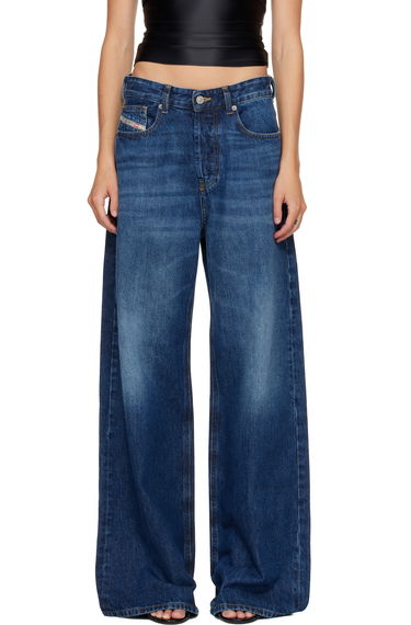 Džínsy Diesel 1996 D-Sire Wide-Leg Jeans Modrá | A06925 09I27, 0