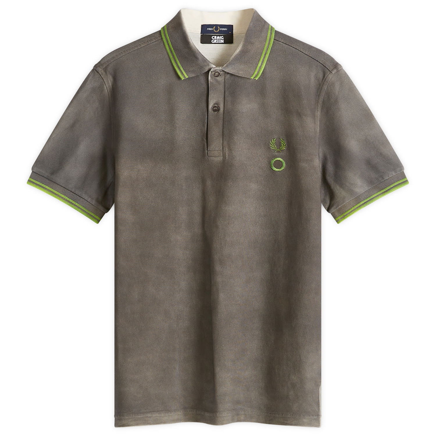 Polo tričko Fred Perry Craig Green Tennis Polo Shirt Šedá | SM9150-Z39, 1