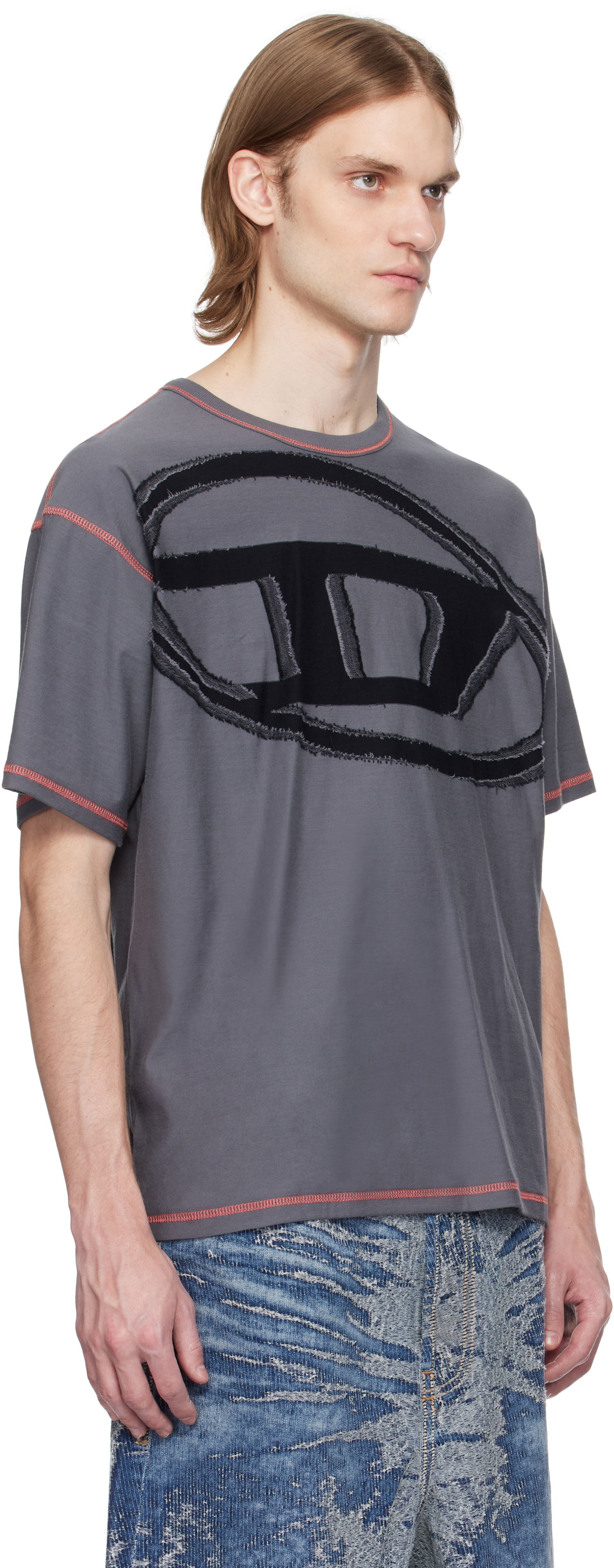 Tričko Diesel T-Doxt T-Shirt Šedá | A16185-0GIAS-9DV, 1