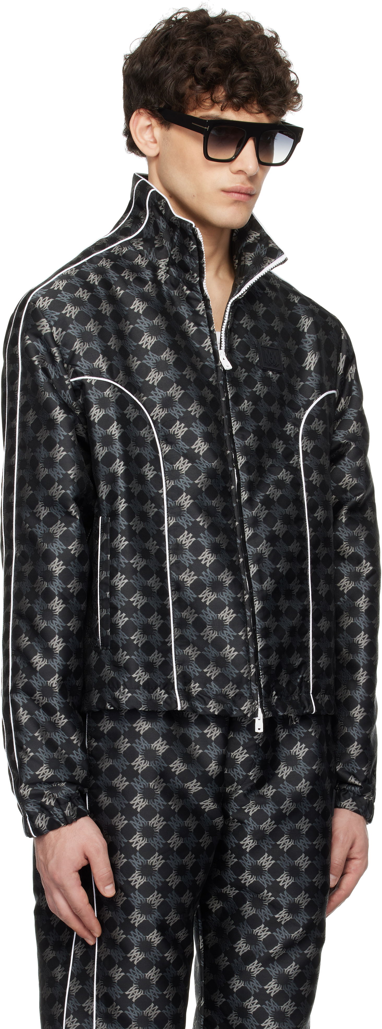 Súprava AMIRI AMIRI MA Quad Track Jacket Čierna | AMOUTJ1006, 1