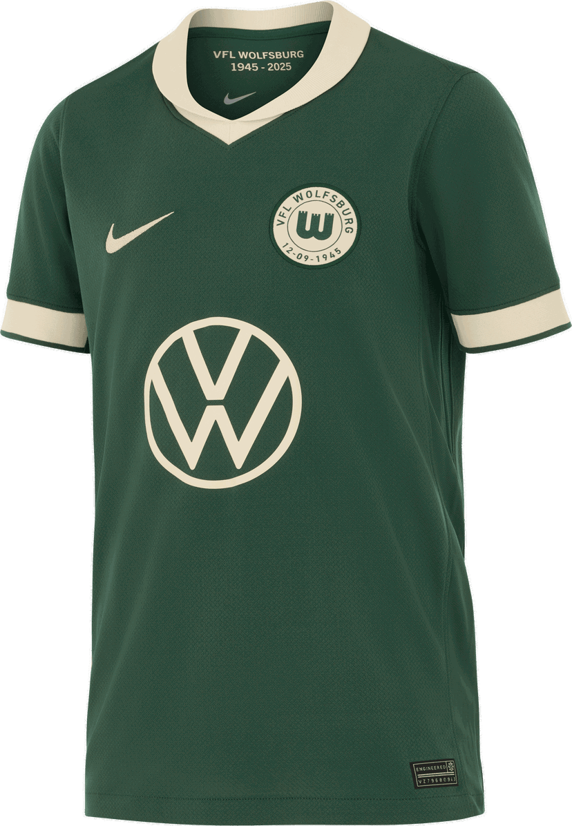 Dres Nike Dri-FIT VfL Wolfsburg 1945-2025 Anniversary Stadium 3rd Jersey Zelené | hv0975-302