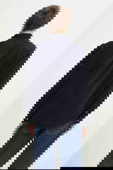 Košeľa Carhartt WIP Long Sleeve Madison Corduroy Shirt Regular Fit Button-down Collar Navy | I029958.0FHXX, 2