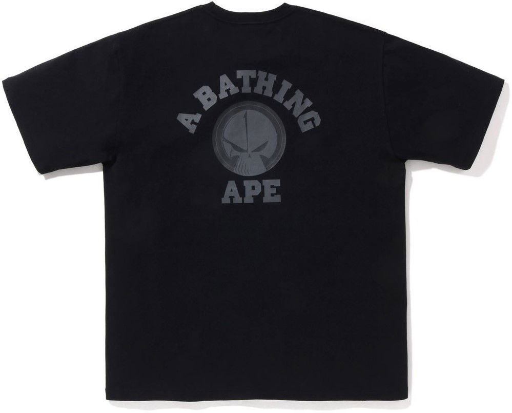 Tričko BAPE Bape x Neighborhood College Tee Black Velikost: XL Čierna | 1J23-110-901-BLACK, 1