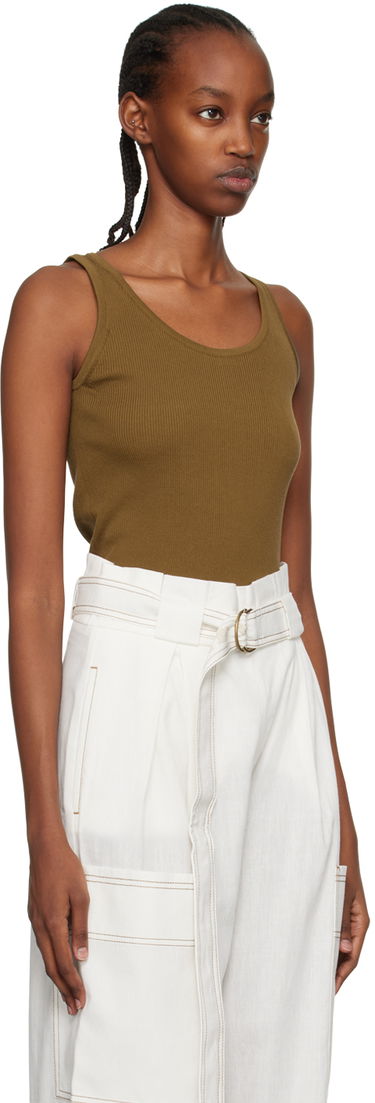 Tielko Max Mara Show Ribbed Tank Top Zelené | 2313610232600 MM12117, 1