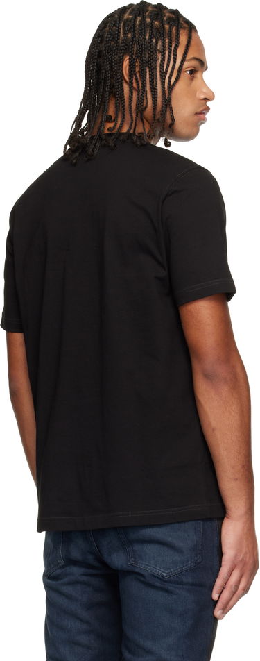 Tričko Diesel T-shirt T-Adjust-T3 Čierna | A18668-0QIAM-9XX, 2