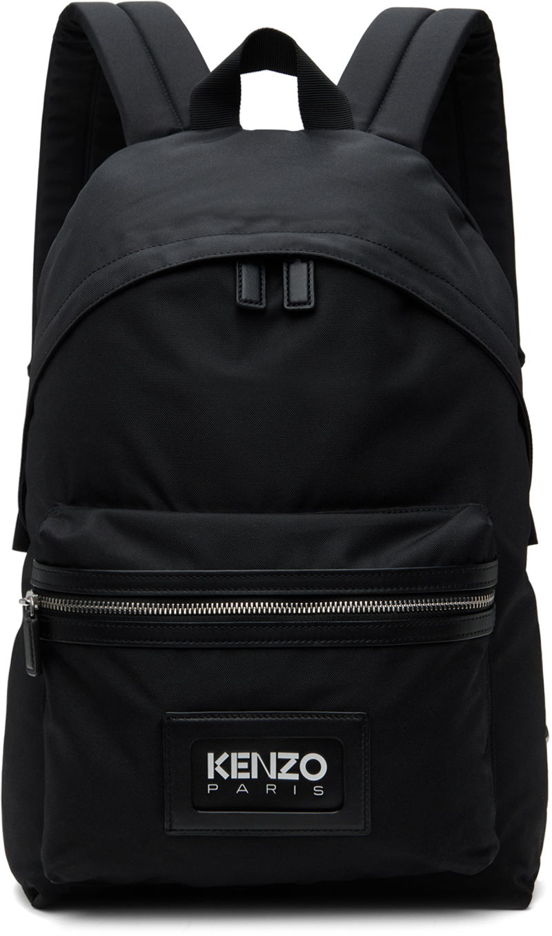 Batoh KENZO Black Paris graphy Backpack Čierna | FE55SA703B11