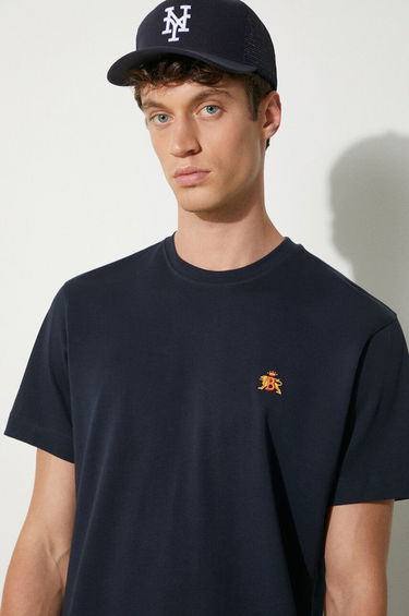 Tričko Baracuta Baracuta Logo T-Shirt Navy | BRTEE0015, 3