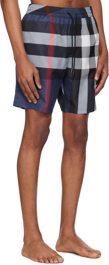 Plavky Burberry Burberry Check Swim Shorts Modrá | 8107273, 1