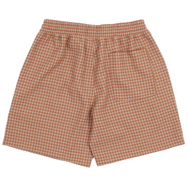 Šortky Pleasures Intercept Houndstooth Shorts Hnedá | P23F007-BROWN, 2