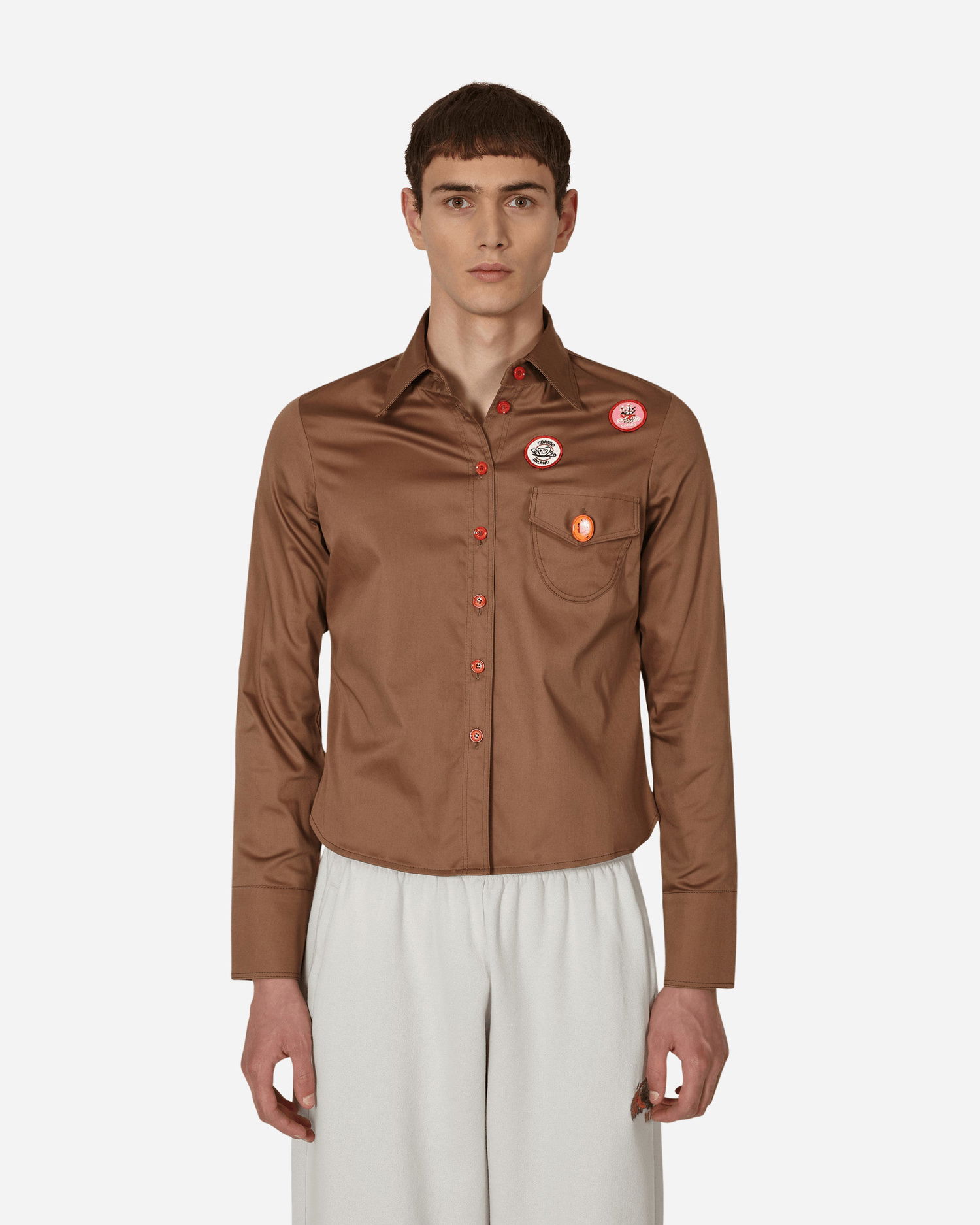 Košeľa CORMIO Katy Shirt Hnedá | CORKATYLSTEE BEIGE, 1