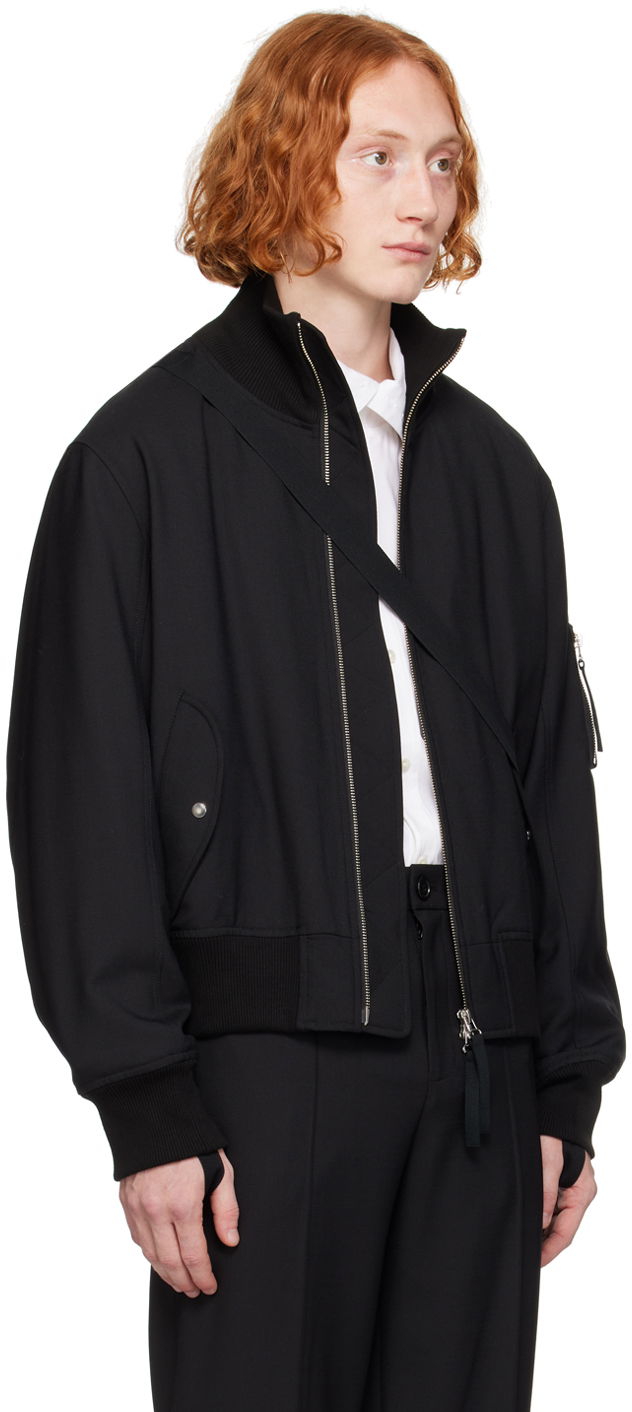 Bomber bunda Helmut Lang Seatbelt Bomber Jacket Čierna | O02HM102, 1